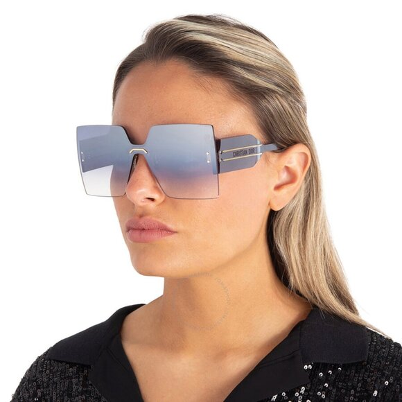 NEW DIORCLUB M5U F0A5 DIOR GREY WOMEN DIOR SUNGLASSES - Picture 1 of 13